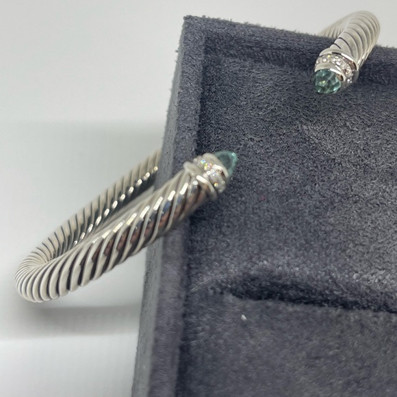 David Yurman Cable Classics 5mm Bracelet with Diamonds - Picture 10 of 10